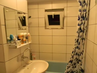 închiriere garsonieră Sector 4 București baie modernă cu duș